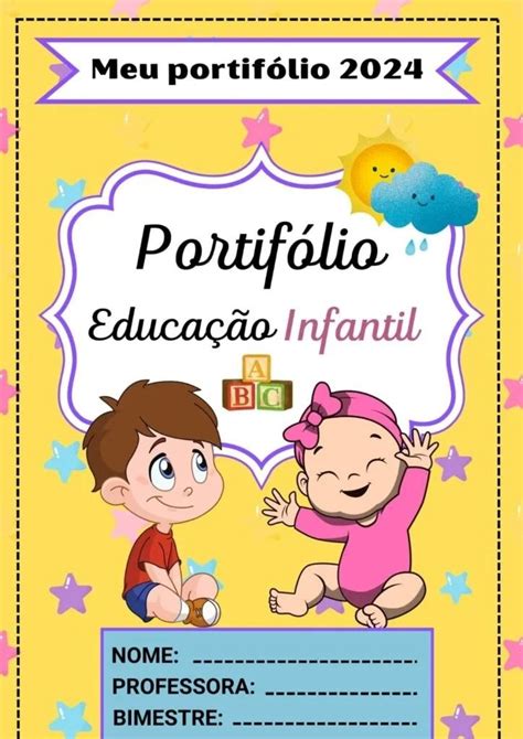 Portfólio Educação Infantil Pdf Para Imprimir