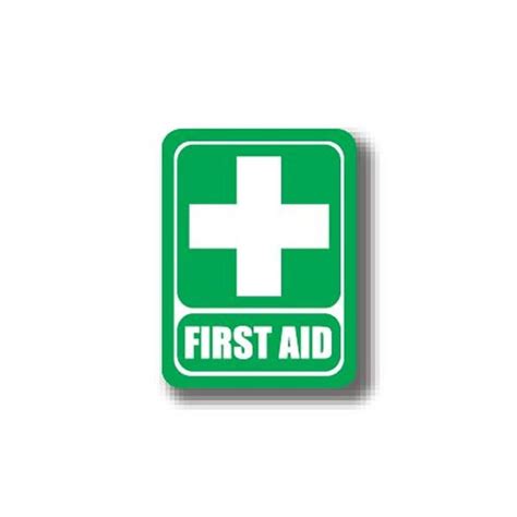 Durastripe Rectangle Sign First Aid Pack Zoro UK