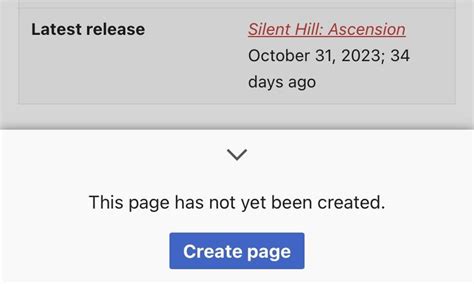 Silent Hill: Ascension still doesn’t have a Wikipedia page : r/silenthill