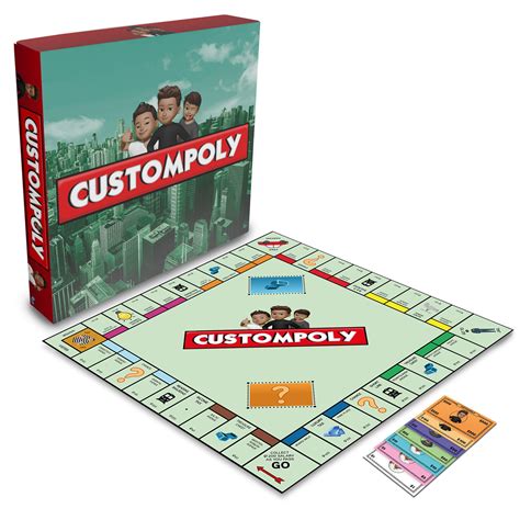 Custompoly Board Game Personalized Board Game Customized Etsy