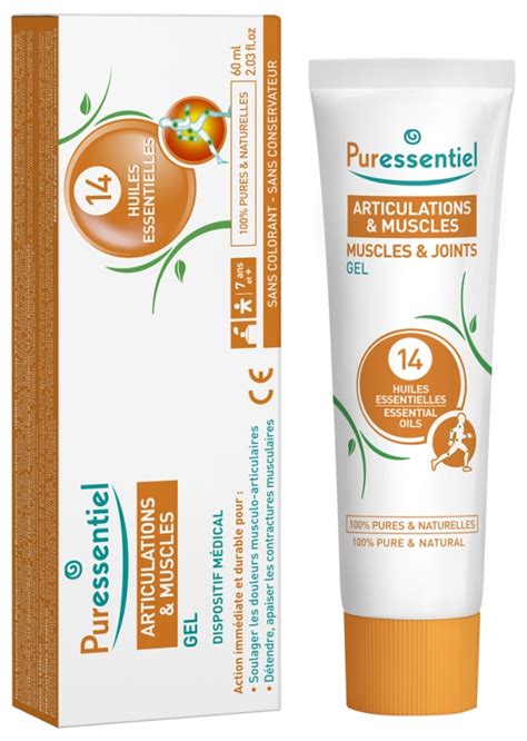 Puressentiel Articulations Gel Huiles Essentielles Tube De Ml