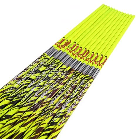 Pinals Archery New CAMO Spine 300 340 400 500 600 Carbon Arrow Shafts