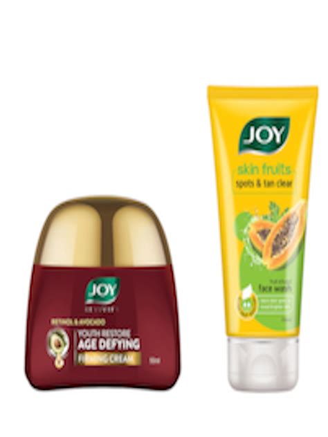 Buy Joy Skin Fruits Papaya Face Wash 150ml And Revivify Retinol And Avocado Face Cream 50ml Skin