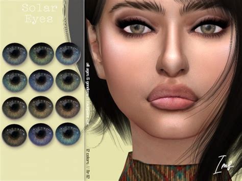 The Sims Resource Solar Eyes N 112 By Izziemcfire • Sims 4 Downloads