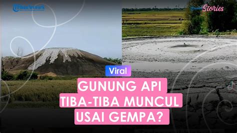 Viral Video Gunung Api Di Grobogan Tiba Tiba Muncul Di Tengah Sawah