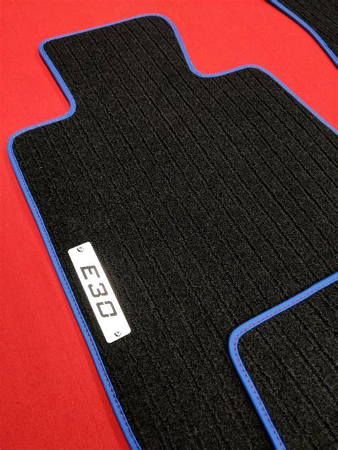 Bmw E Convertible Velour Carpet Floor Mats With E Logo