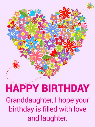 Happy Birthday Granddaughter Quotes And Images - ShortQuotes.cc