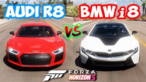 Audi R8 Vs Bmw I8 Youtube