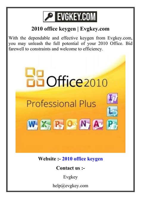 Ppt Office Keygen Evgkey Powerpoint Presentation Free