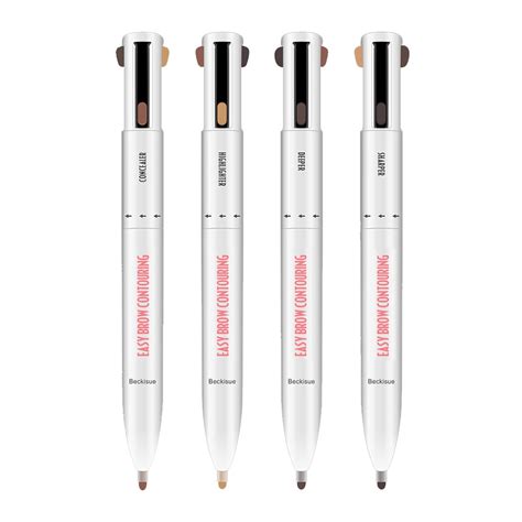 4 In 1 Eyebrow Contour Pen Waterproof Defining Highlighting Eye Brow