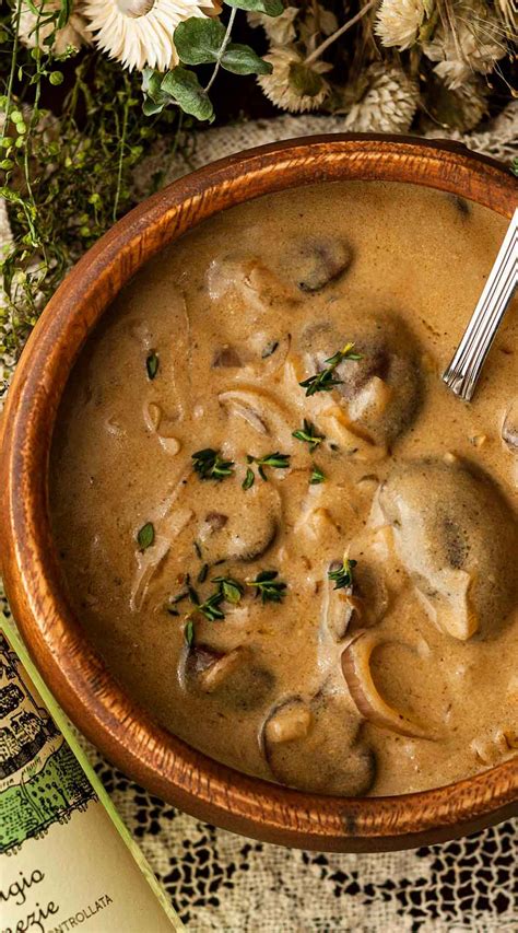 Creamy White Wine Mushroom Sauce – She Keeps a Lovely Home