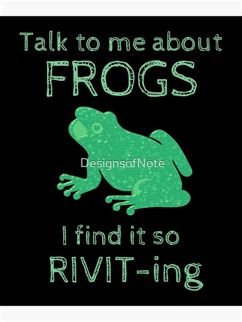 Funny Frog Riveting Pun Sticker By Designsofnote Redbubble