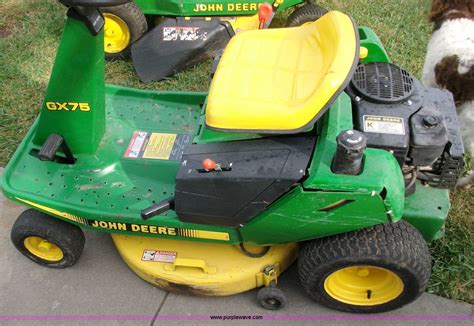 John Deere Gx75 Specs Engine Transmission Dimensions