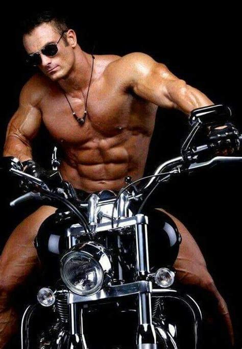 A Man On A Bike That Is Awesomely Hot Even Be Better If He Had Some