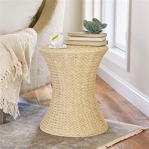 Snapklik Household Essentials Handwoven Paper Rope Stool