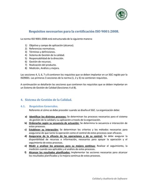 Norma Iso Requisitos Pdf Descarga Gratuita