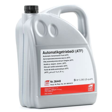 36449 FEBI BILSTEIN Automatic Transmission Fluid ATF MB14 5l Red