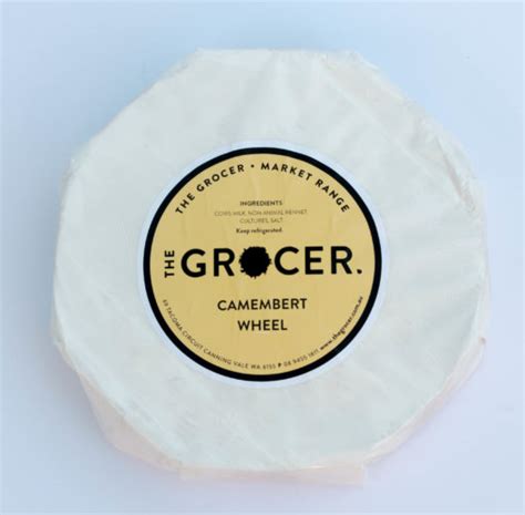 The Grocer Market Range Camembert Wheel 1kg The Grocer