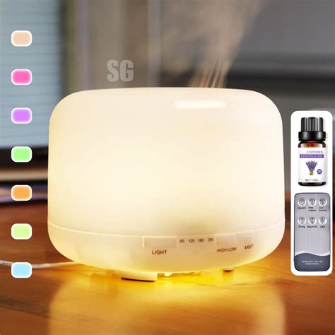 Ml Led Humidifier With Essential Oil Ultrasonic Aromatherapy