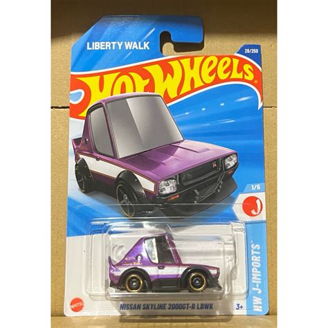 風火輪 hot wheels NISSAN SKYLINE GT R LBWK 紫 蝦皮購物