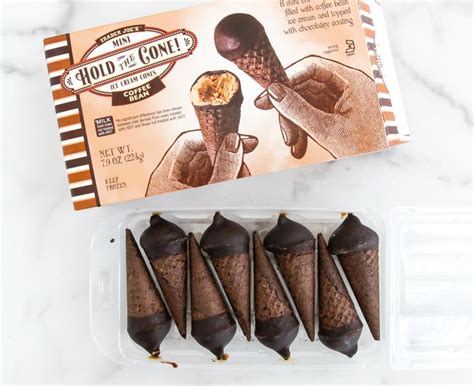 Trader Joe S Coffee Bean Mini Hold The Cone Ice Cream Cones Review