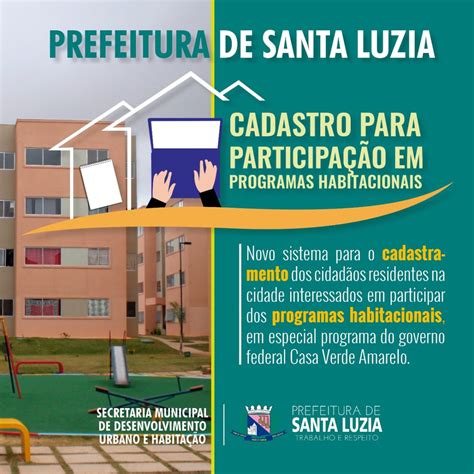 Cadastro Para Ganhar Apartamento Da Prefeitura - Prefeitura abre cadastro para participação em programas habitacionais ...
