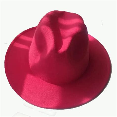 Sombrero Vaquero Rosa Fieltro Sombreros Vaqueros