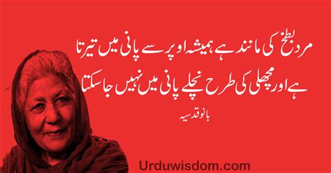 100 Best Bano Qudsia Quotes About Life And Love In Urdu Urdu Wisdom