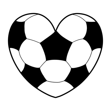 Soccer Ball Heart Clipart At Vancohenblog Blog