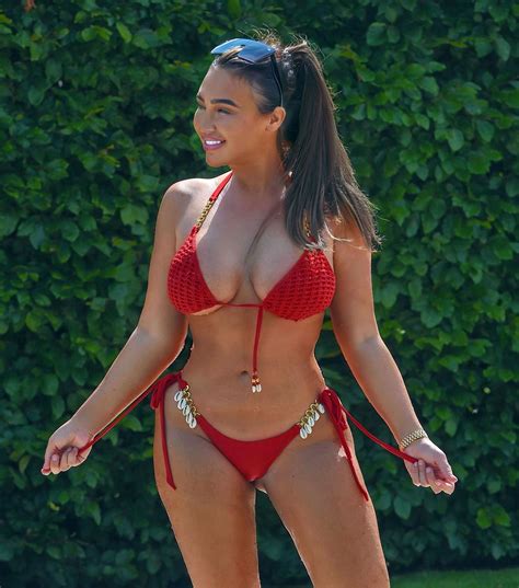 Lauren Goodger Shows Off Her Curves In A Skimpy Bikini In Marbella