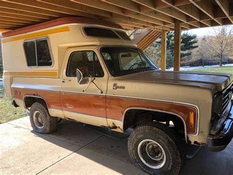 Rare Camper Package 1976 Chevrolet Blazer Chalet Barn Finds