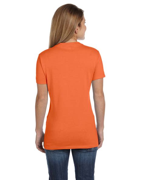 Hanes Womens T Shirt 100 Cotton 4 5 Oz Short Sleeve V Neck Nano Tee