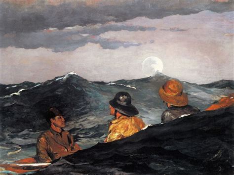 Winslow Homer Kissing The Moon Winslow Homer Paintings Winslow