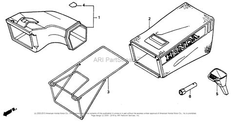 Honda Hr216 Sxa Lawn Mower Jpn Vin Macr 1000001 Parts Diagram For Grass Bag