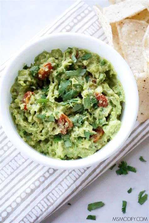 Roasted Tomato Guacamole - MsModify