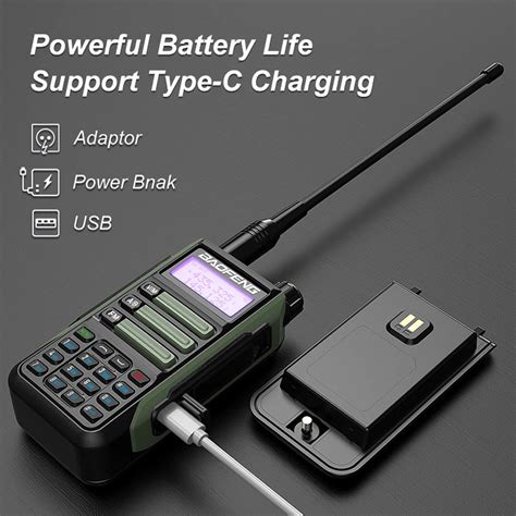 Преносима радиостанция, MOSMAOO, зарядно UV-16 PRO тип C, 10W, със ...