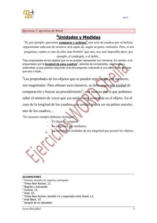 Ejercicios Word PDF