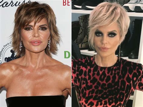 Lisa Rinna Shows Off a New Blonde Hairstyle