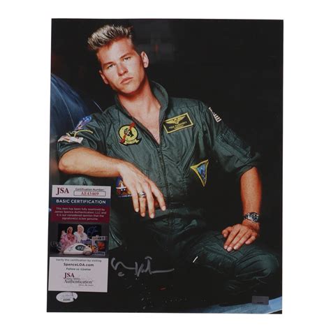 Val Kilmer Signed "Top Gun" 11x14 Photo (JSA) | Pristine Auction