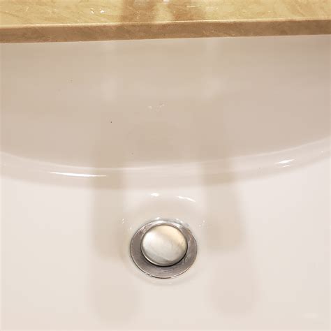 Universal Bathroom Pop Up Stopper In Brushed Nickel Danco