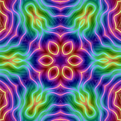 Premium Vector Abstract Kaleidoscope Background Beautiful