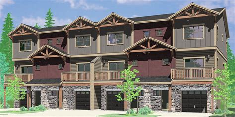 Townhouse Townhome Condo Home Floor Plans Bruinier Associates