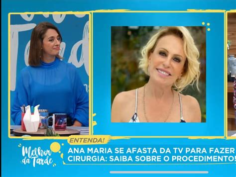 Catia fala de Ana Maria na Band e expõe o que ela gosta Adora