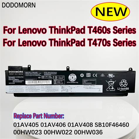 Dodomorn New Hw Hw Hw Battery For Lenovo Thinkpad T S