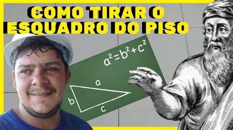 COMO TIRAR O ESQUADRO DO PISO NA TRENA YouTube