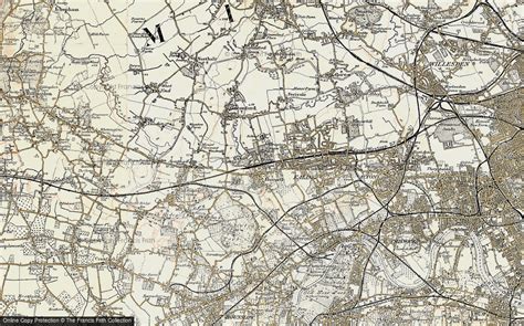 Historic Ordnance Survey Map of Hanwell, 1897-1909