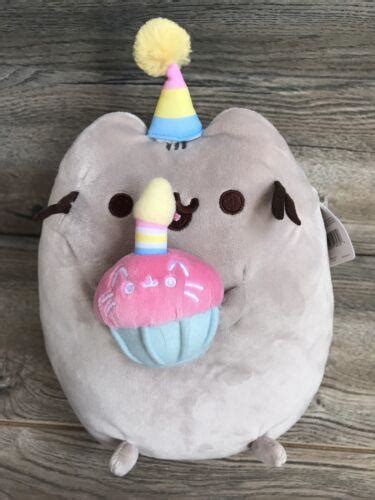 Gund New Pusheen Birthday Pusheen Plush Cat Kitten 10 Inch Stuffed Toy Lovey 4541837266