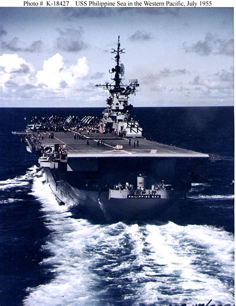 Aircraft Carrier Photo Index Uss Philippine Sea Cv