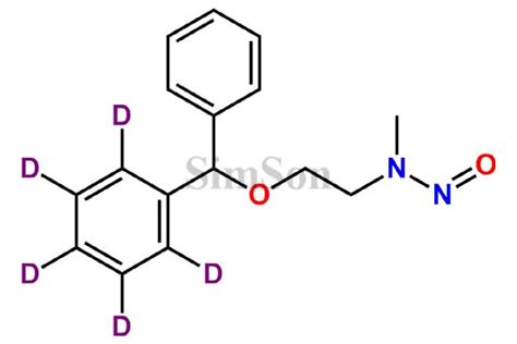 N Nitroso N Desmethyl Diphenhydramine D Cas No Na Simson Pharma