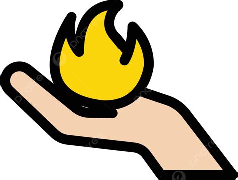 Hand Bonfire Symbol Hand Vector Bonfire Symbol Hand Png And Vector